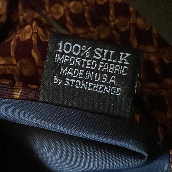 Jerry J. Garcia Y2K COCKTAIL COLLECTION MARTINI Microscope Stonehenge SILK Tie - Picture 6 of 6